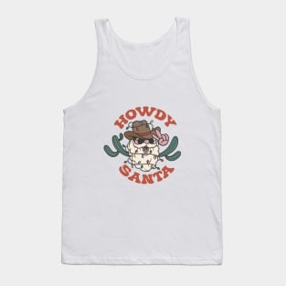 Howdy Santa Tank Top